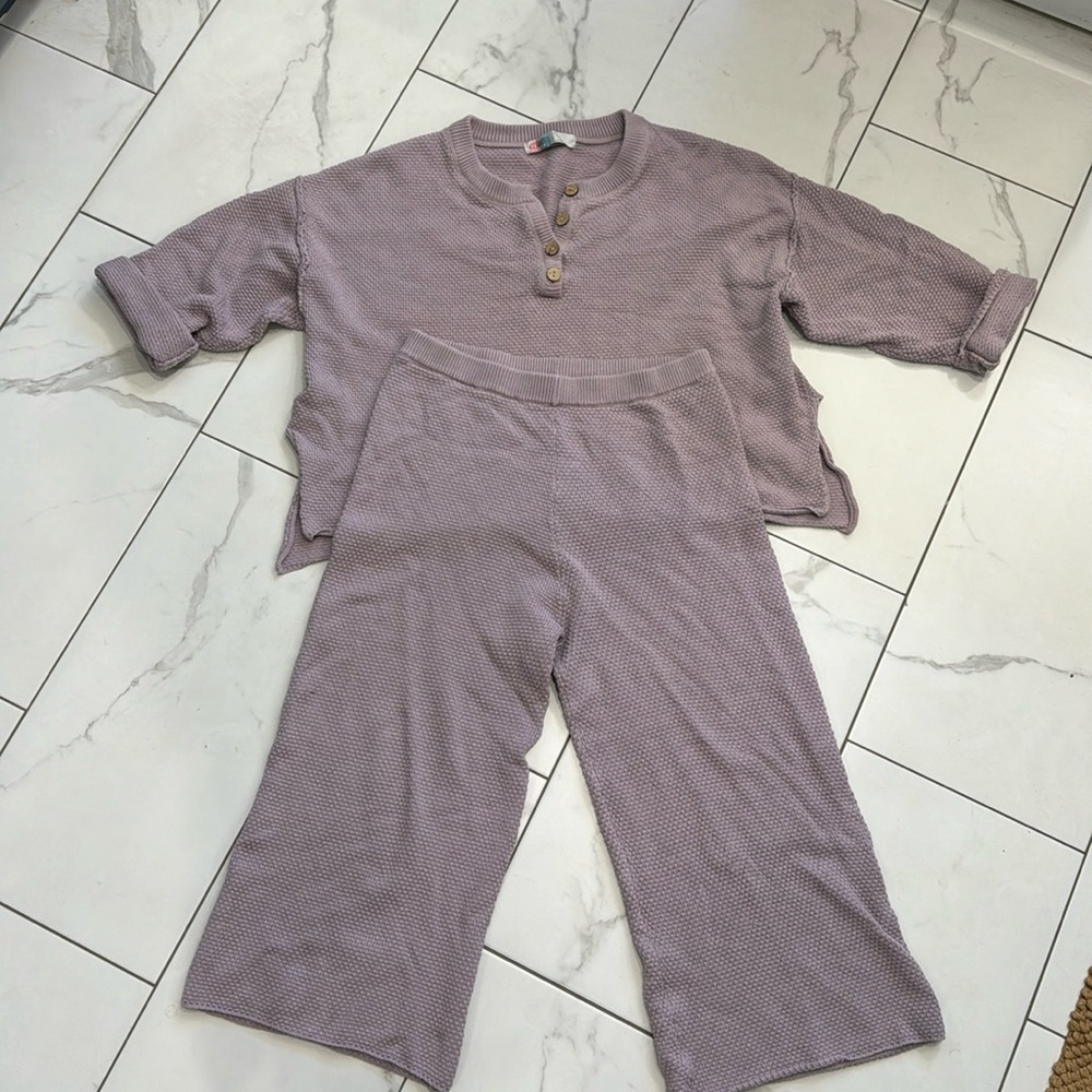 Free people Hailee Sweater Set (top and bottom)